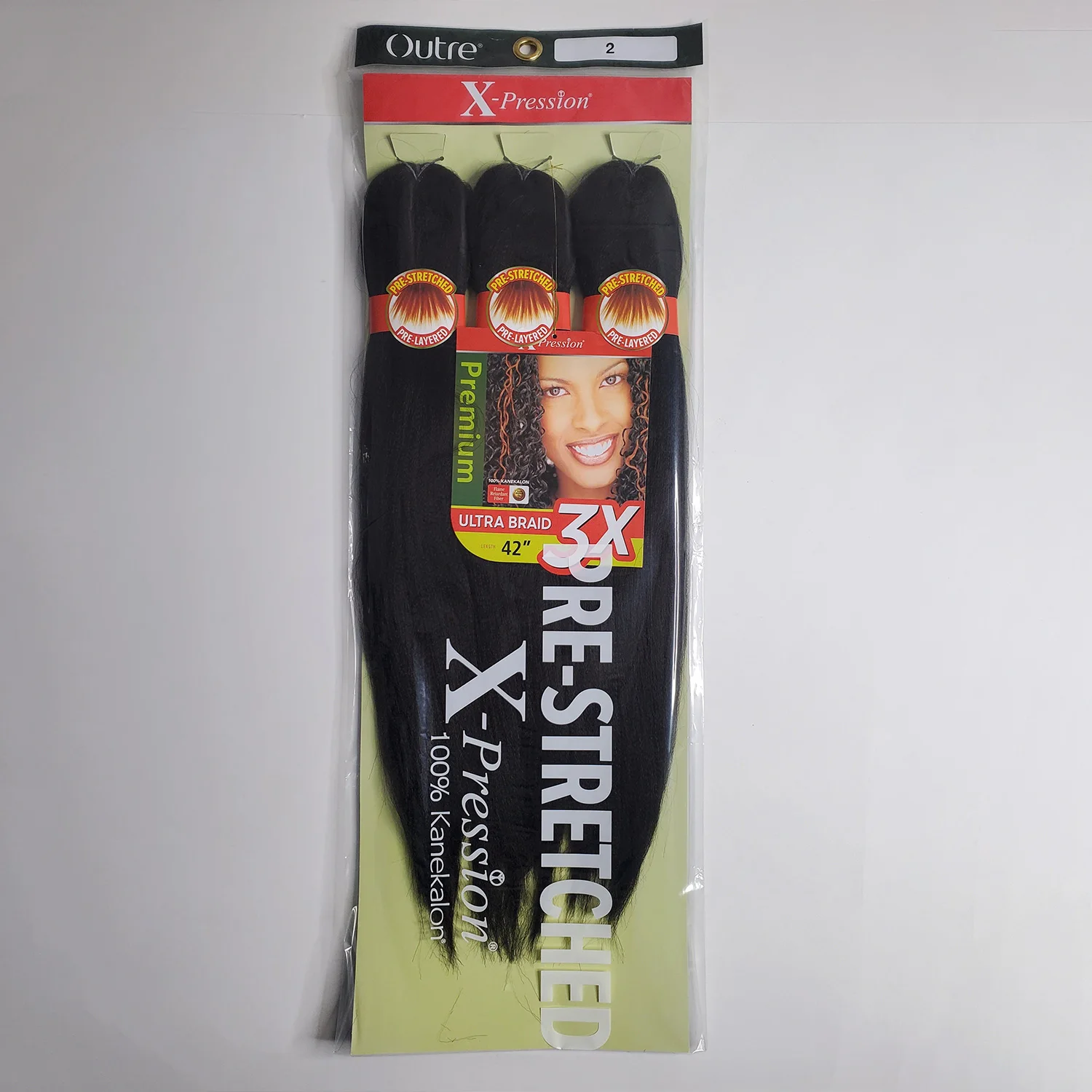 3 قطع من عروض الحزمة Sensationnel تجديل الشعر الممتد مسبقًا، 3 × 52 في كانيكالون جديلة صناعية مثبطة للهب لتقلبات الصندوق