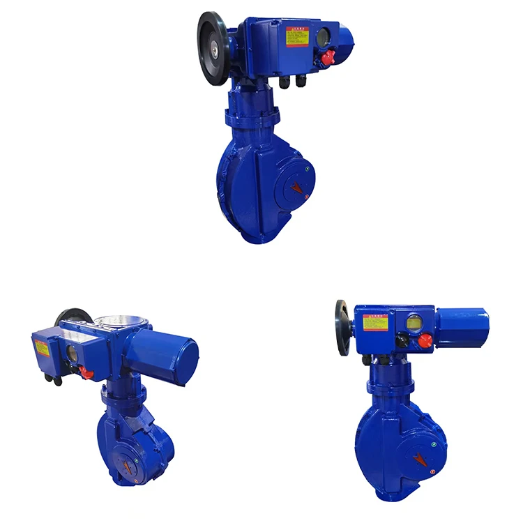 

B+RS1200 12000NM Quarter Turn Motorized Flow Control Butterfly Valve Electric Actuator