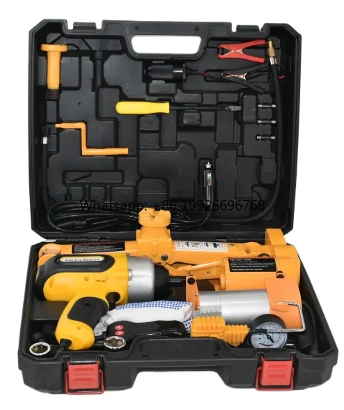 

Hydraulic Car Jack Electric CarJack with Compressor Pump and Electric Wrench LED Light Display Manufacturer High Quality