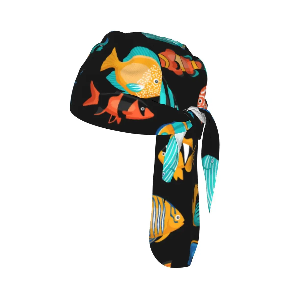 

Дышащая велосипедная шапка-шарф с принтом тропических рыб, быстросохнущая