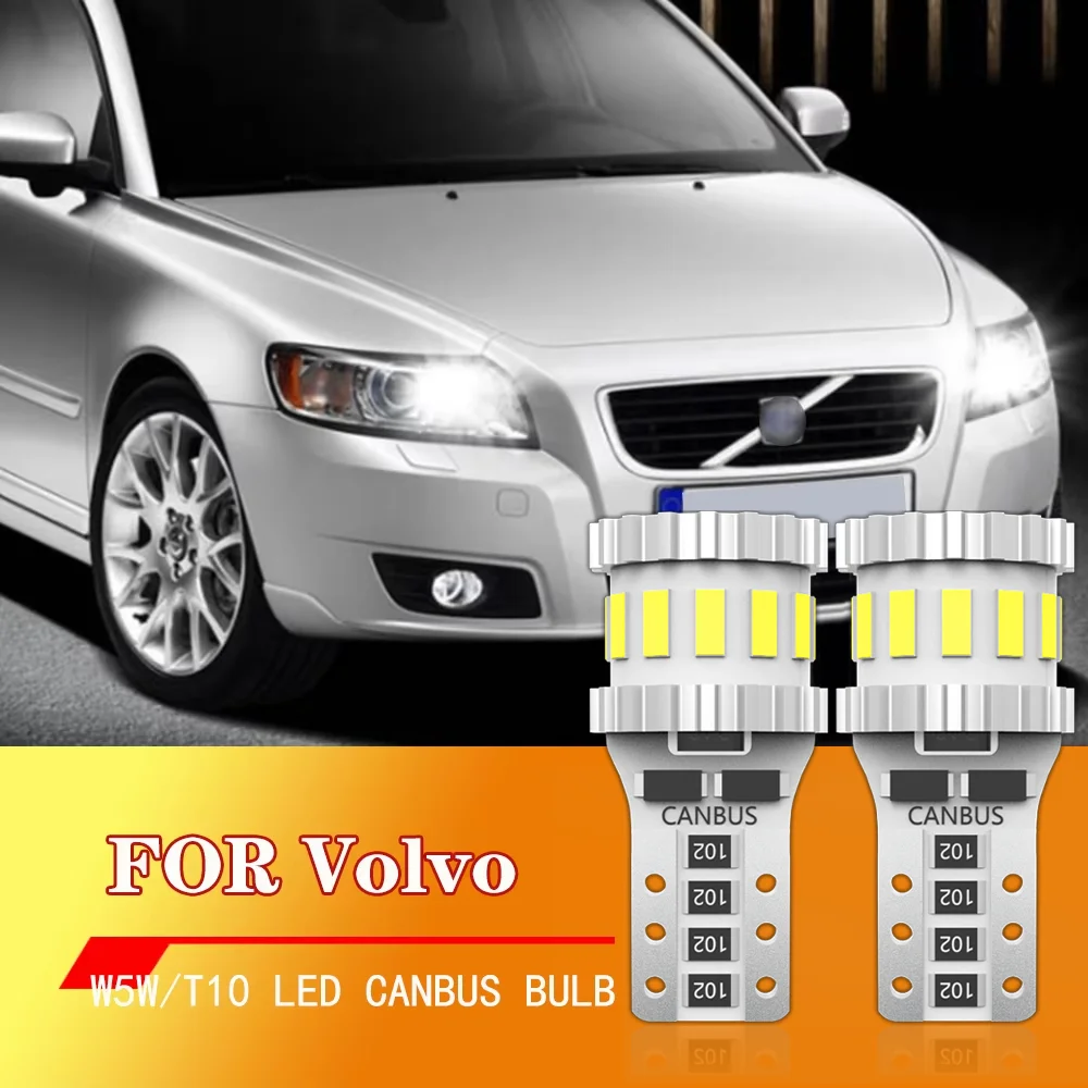 

2Pcs For Volvo V50 2003 2004 2005 2006 2007 2008 2009 2010 2011 2012 LED Parking Light Clearance Lamp CANbus CSP 6W Power