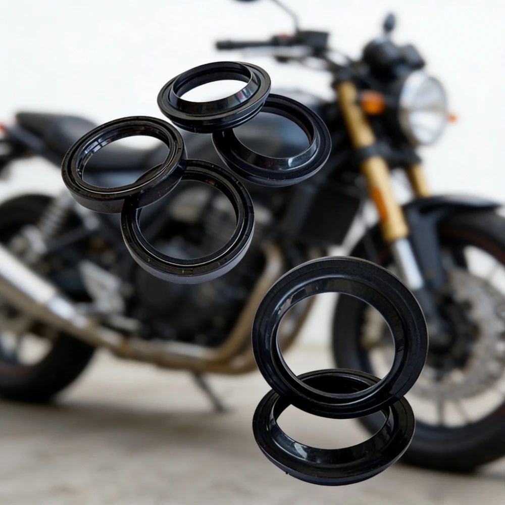

2/4/8/16pc 43x55x9.5/10.5 Front Fork Dust Oil Seal For Yamaha YZF R1 YZFR1 BT1100 V-MAX 1200 XJR1200 XTZ1200 SUPER TENERE 92-17