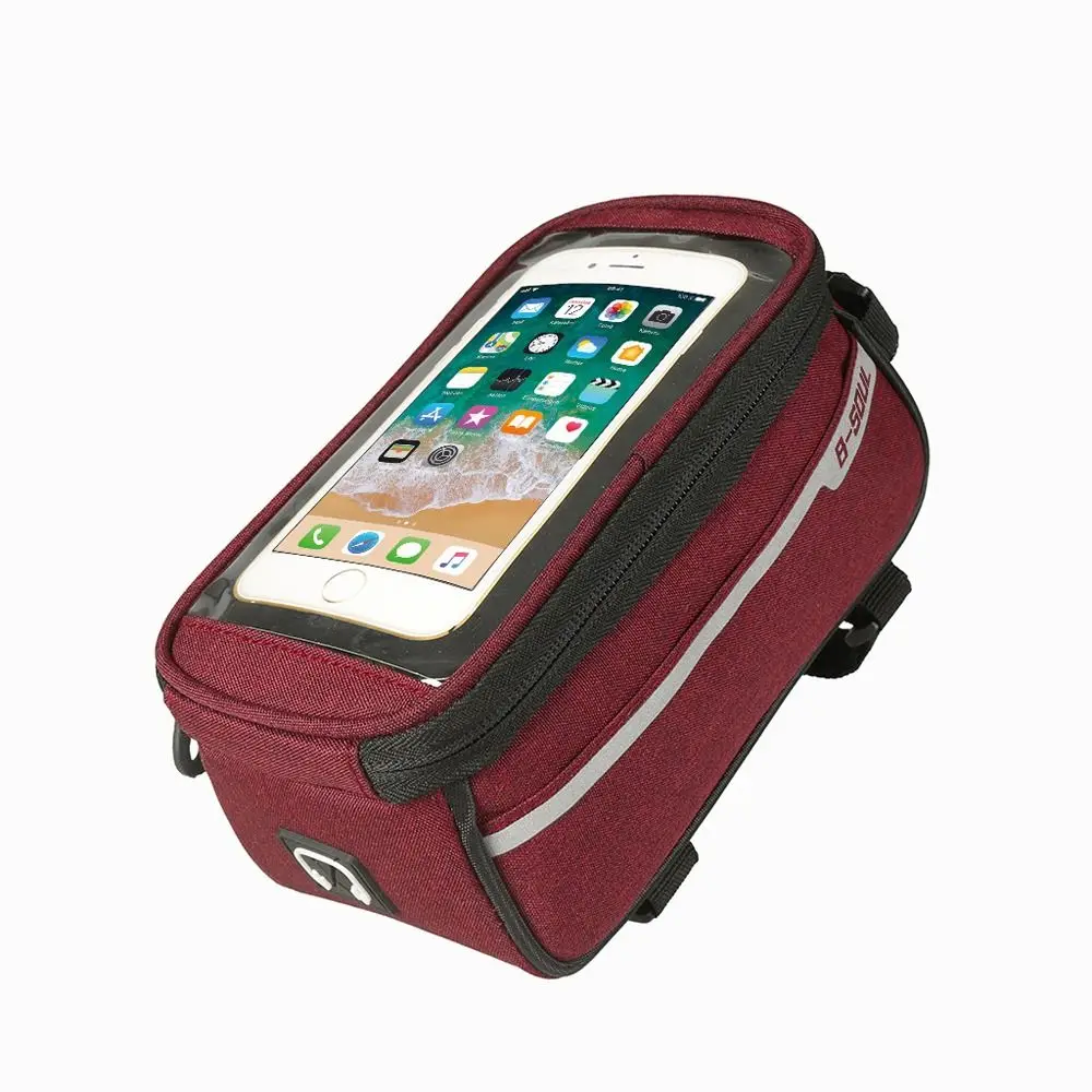 Bike Phone Bag Phone Holder Mobile Phone Touch Phone Screen Case Bicycle Mobile Phone Bag Bicycle Bags Frame Front Top Tube Bag