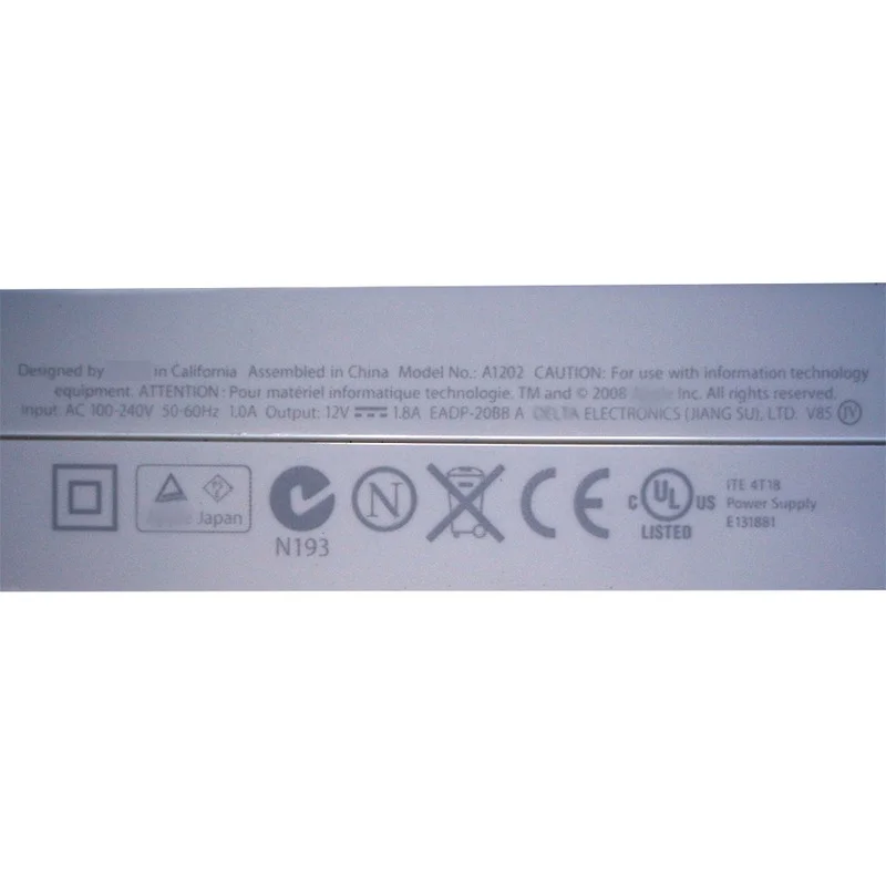 Fuente de alimentación para enrutador inalámbrico Airport 12V1.8A, adaptador de corriente adecuado para Airport Extreme A1202 A1143 A1408 A1254