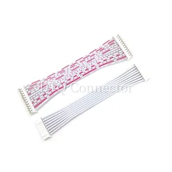 50 개/몫 PH2.0 암 커넥터 터미널 케이블 10cm 20cm 30cm 2.0 JST 와이어 2p 3p 4p 5p 6p 7p 8p 9p 10p11p12p 단일/이중 헤드