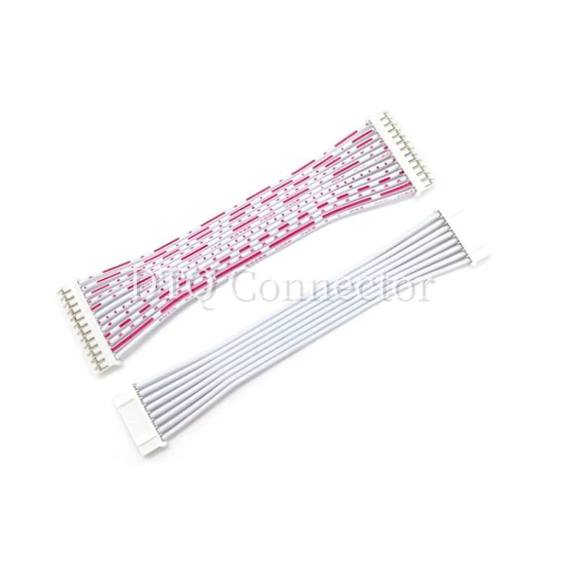 50 SZTUK/LOT PH2.0 Złącze żeńskie Kabel zaciskowy 10cm 20cm 30cm 2.0 JST Przewód 2p 3p 4p 5p 6p 7p 8p 9p 10p11p12p Pojedyncza/dwugłowicowa głowica