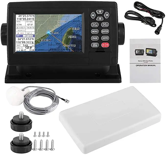 Marine Electronics Maritime Navigation Communication YSP5.7'' GP-1670 GP-1670F Fish Finder GPS WAAS Navigator Chart Plotter