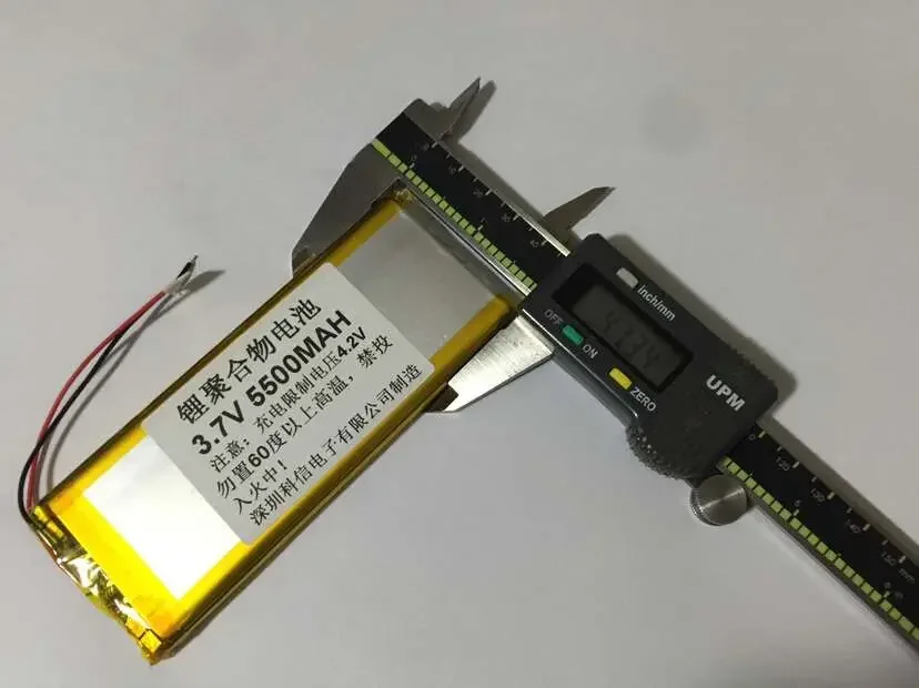 완전 용량 폴리머 리튬 전원 7047117, 5500MAH 태블릿 모바일 전원 라인, 3.7V, 신제품