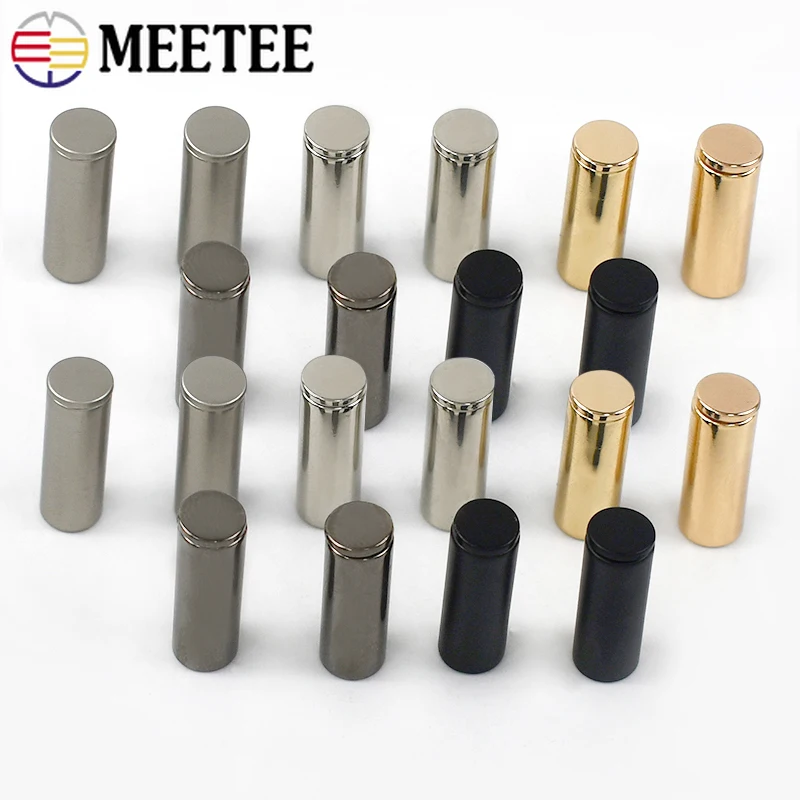 

20Pcs Meetee 20mm Metal Lock Cord End Stopper Button for Clothes Cap Bag Sewing Accessory Rope Buckle Pendant Locking Decoration