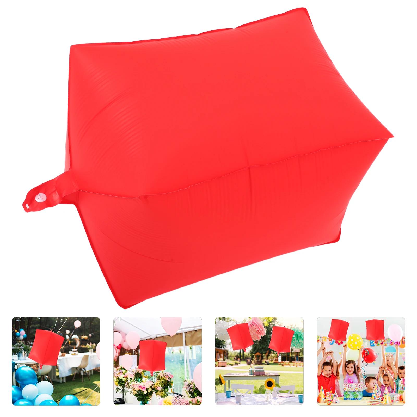 

5Pcs Inflatable Square Balloons Writable Party Decorations Birthday Wedding Decorative Floating Long-Lasting