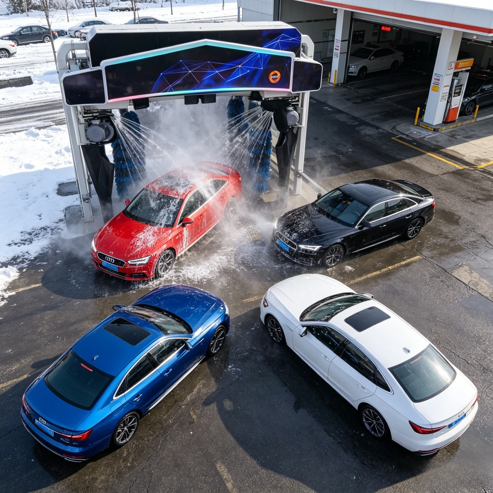 Factory Direct Price Delivery Your Door Installation Touchless High Pressure Fully Automatic Car Washing Machine for Car Wash