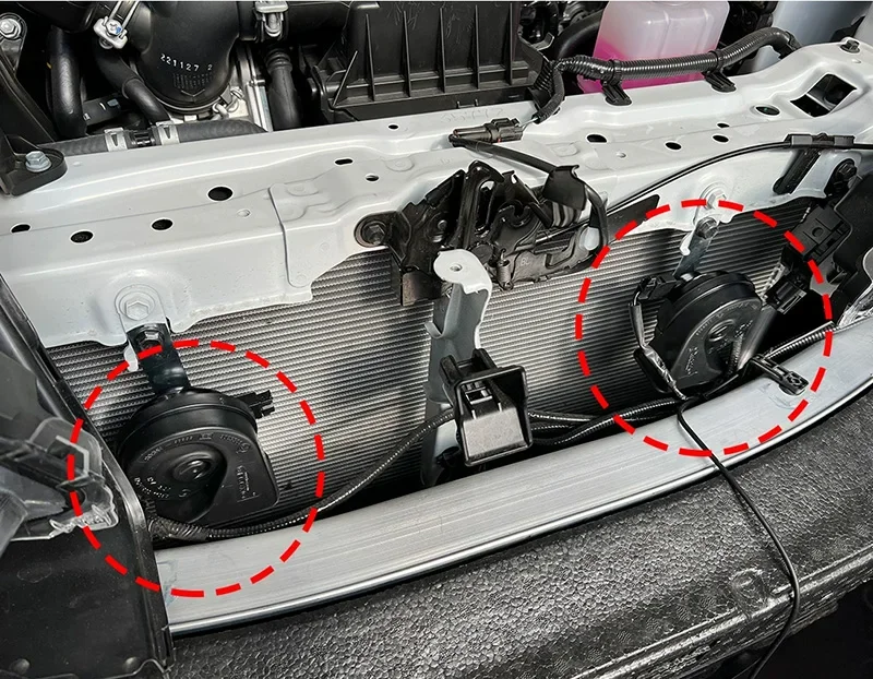 Car Snail Type Horn Accessories Modified Tweeter High Bass Styling For Honda CIVIC 11TH 2022 2023 2024