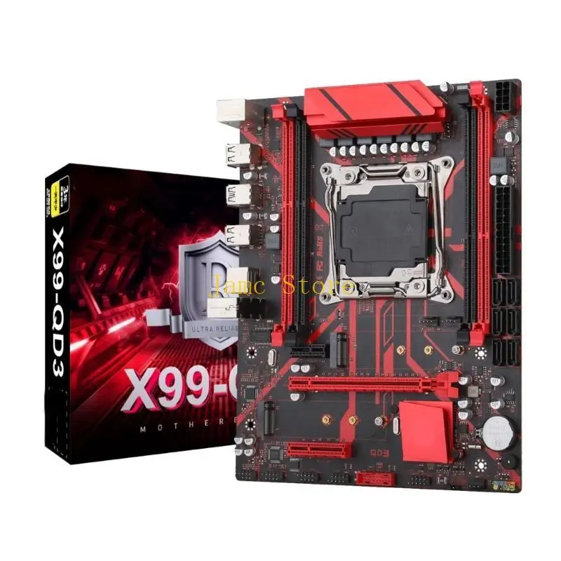 

LX0B HUANANZHI X99-QD3 Материнская плата Intel-XEON LGA2011-3 4-канальная материнская плата DDR3