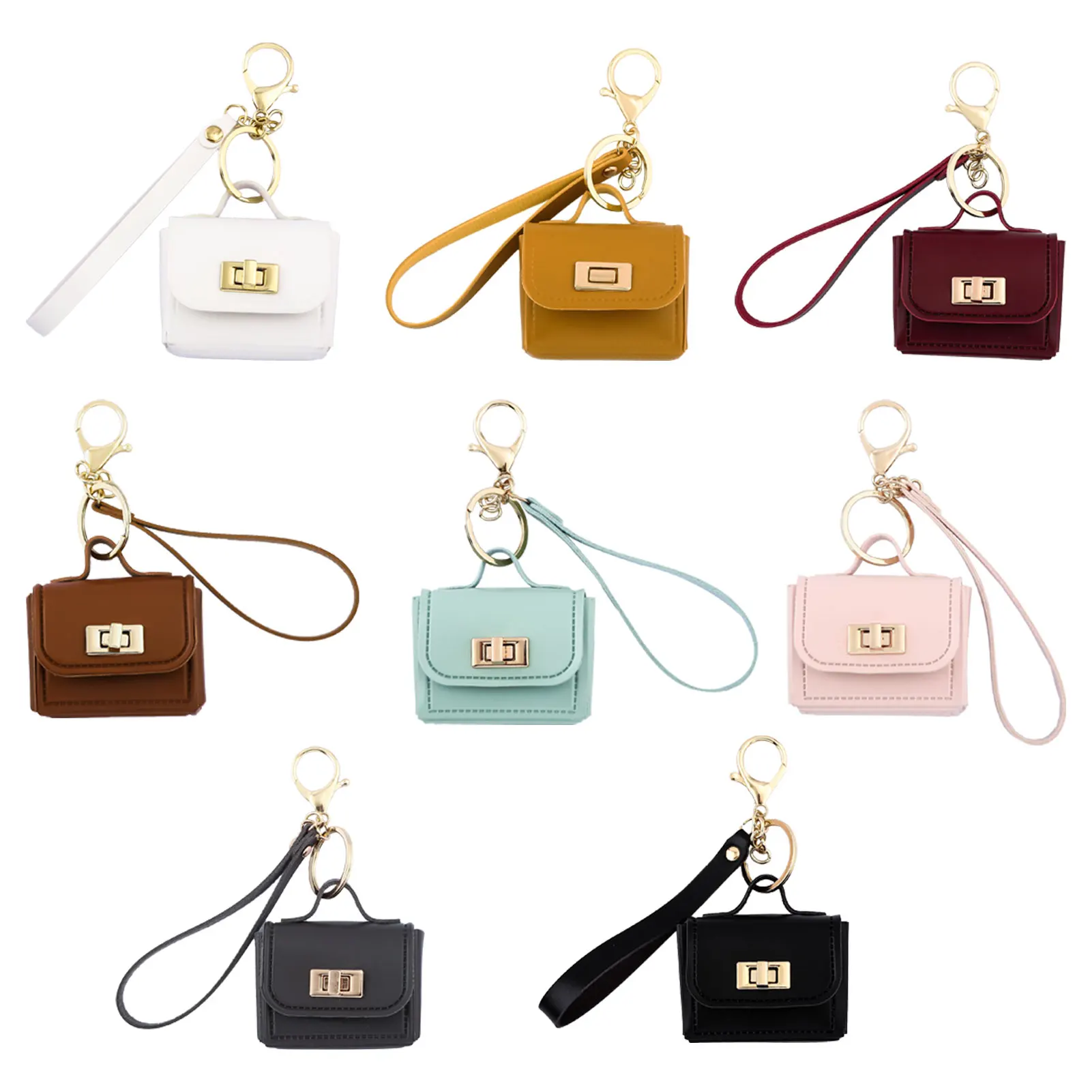 Korea Cute Mini Bags Bag Charms Colorful Pendant Kawaii Keychain for Women Simple Casual Bag Accessories Gift брелок для ключей gallery 3