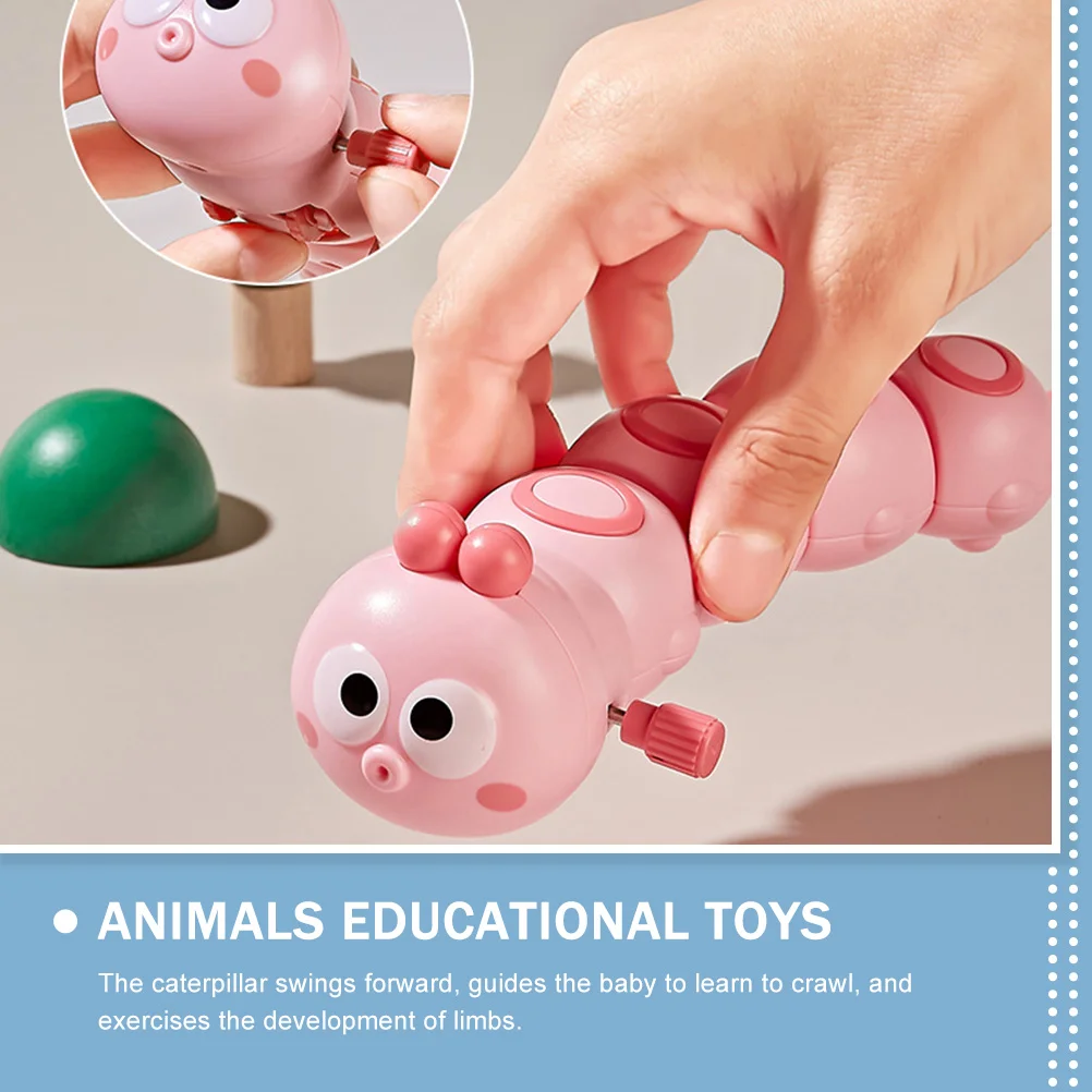 2pcs Kids Toy Animal Educational Toy Wind Up Caterpillar Adorable Animal Toy wind up toys animals toys for kids