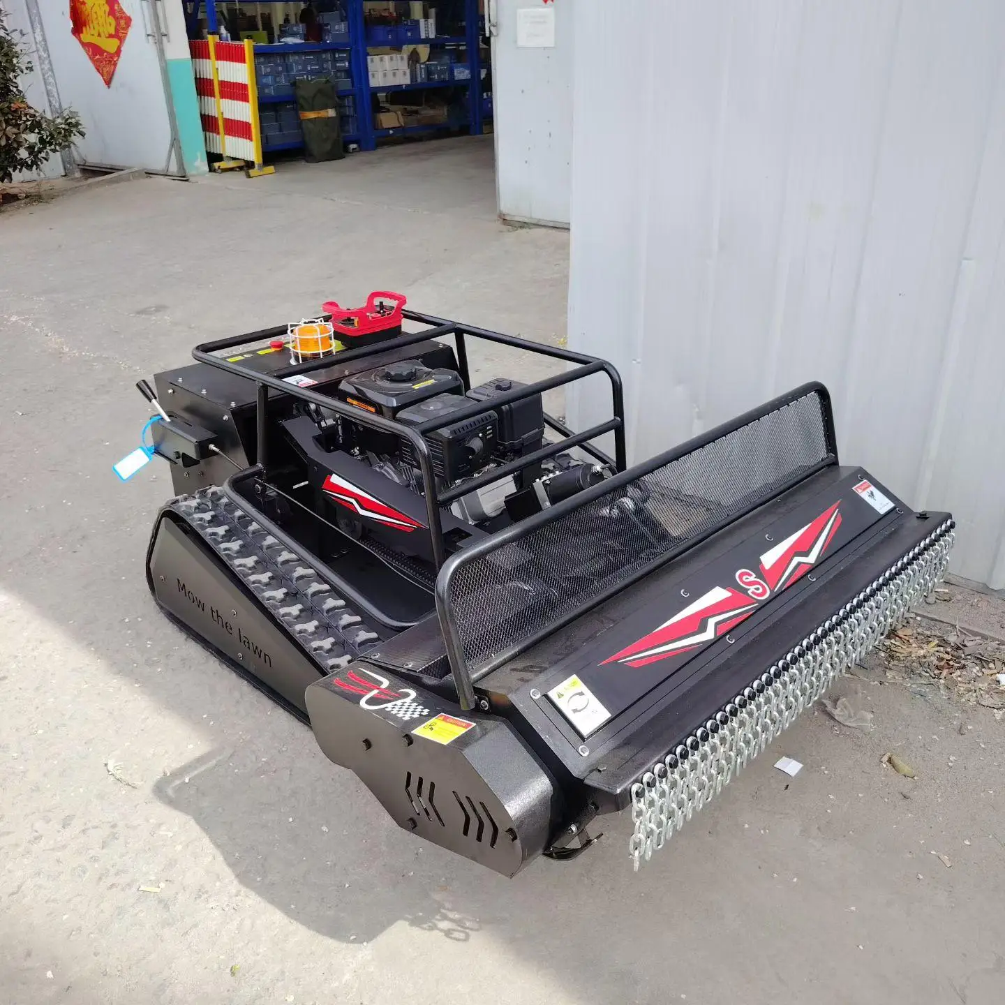 Highly Cost-Effective Self-Propelled Robotic Lawn Mower Remote-Controlled 4-Stroke Wireless Lawn Mower