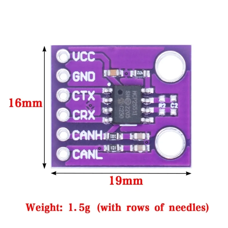 CAN 프로토콜 컨트롤러, 버스 인터페이스 모듈, Arduino, MCP2551