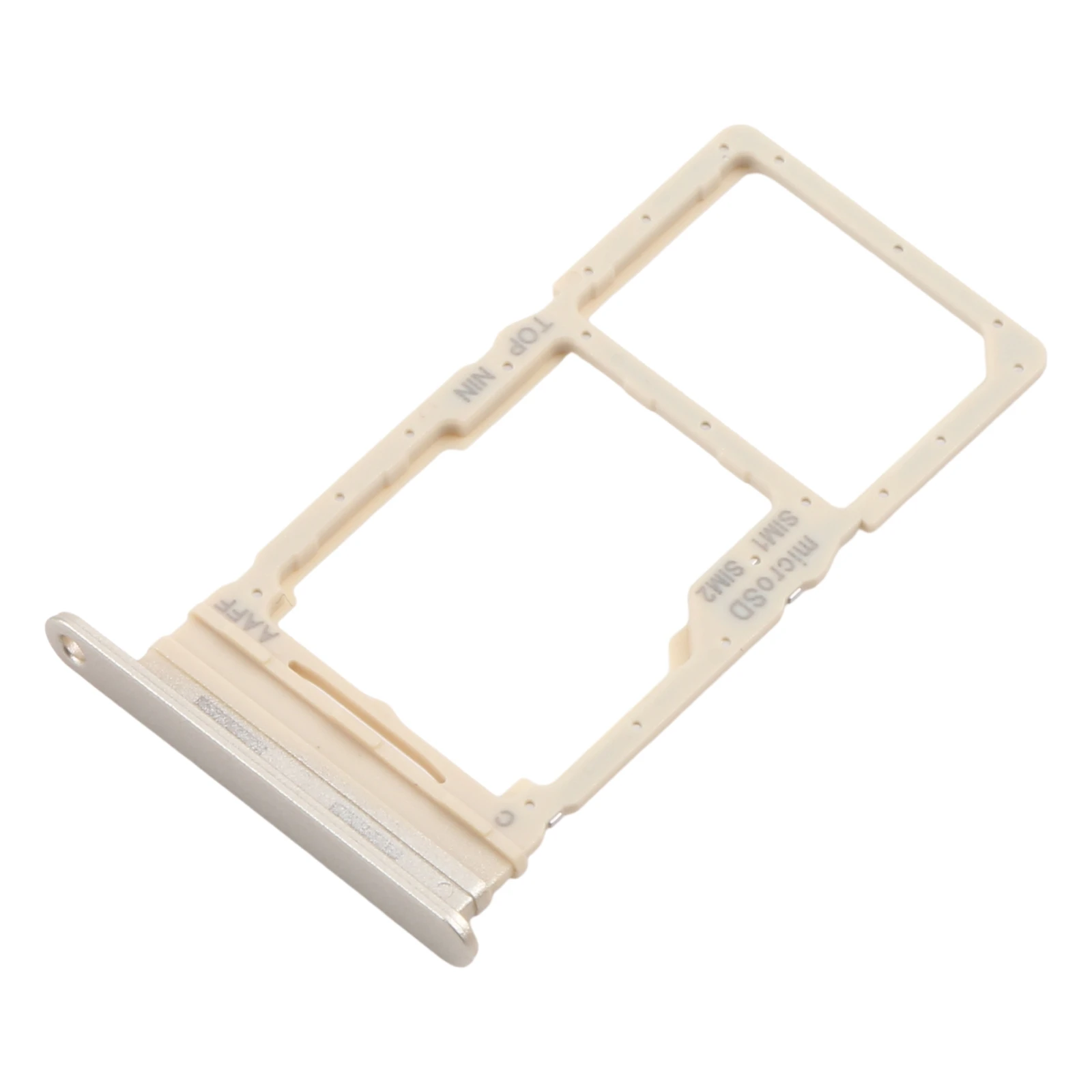SIM1 + SIM2/Micro SD-kaarthouder voor Samsung Galaxy A16 5G SM-A166B, dubbele SIM-kaarthouder vervangend onderdeel