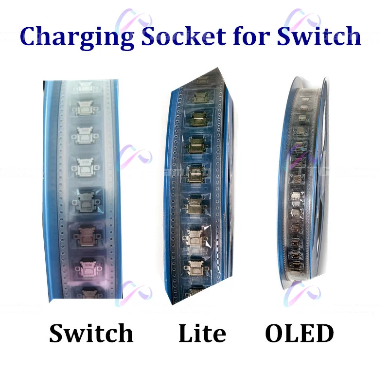

1-10PCS NEW USB Charging Port Replacement For Nintendo Switch Lite NS Switch OLED Console Power Connector Type-C Socket Port
