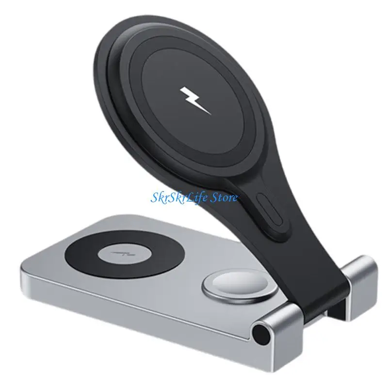 

E65E General 3 in 1 Wireless Charging Pad ABS & Metal Wireless Charging Stand ABS