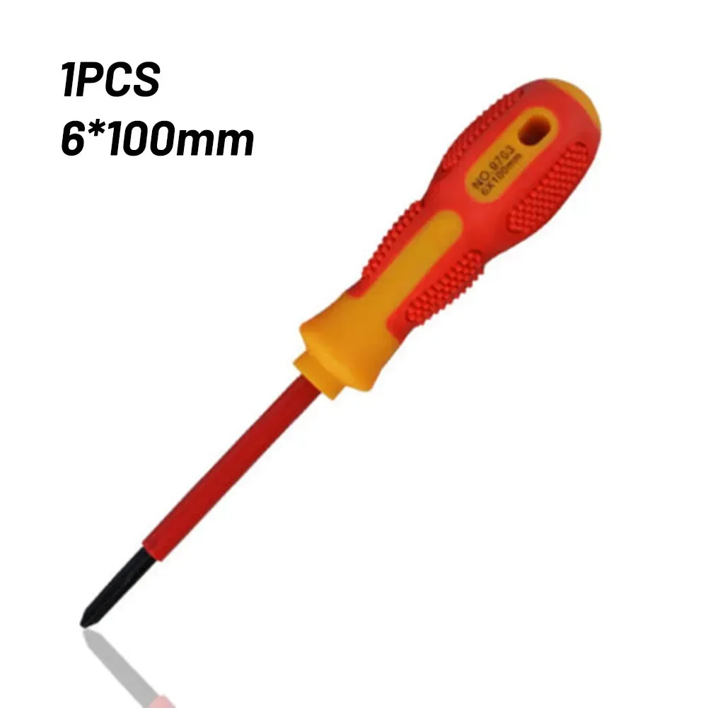 Tournevis Électrique à Main Isolé, Kit d'Outils d'Électricien à Tête Plate/Transversale, 1000V