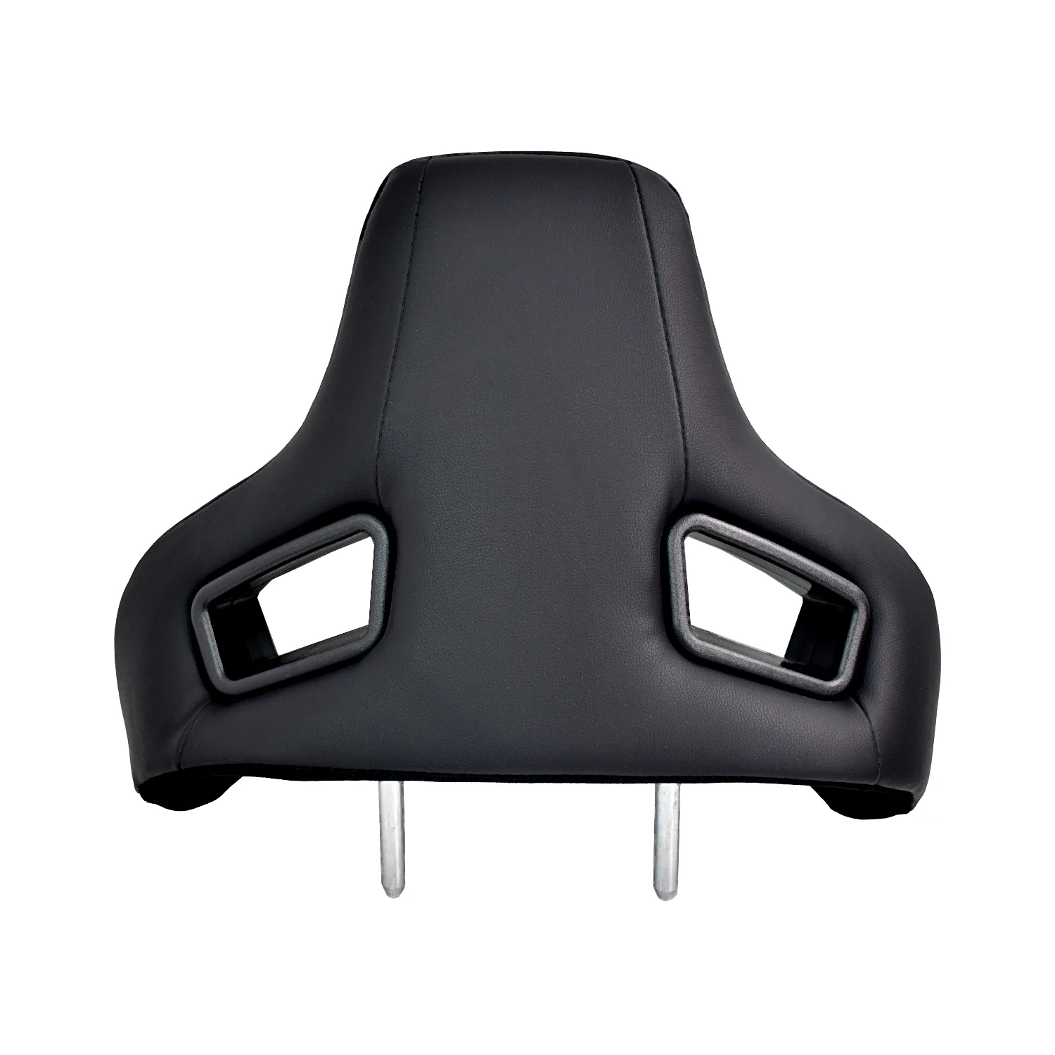 Tiypeor Universal Car Headrest Seat 425mm*386mm Black White Leather Racing Headrests Seat For Vehicle view 6
