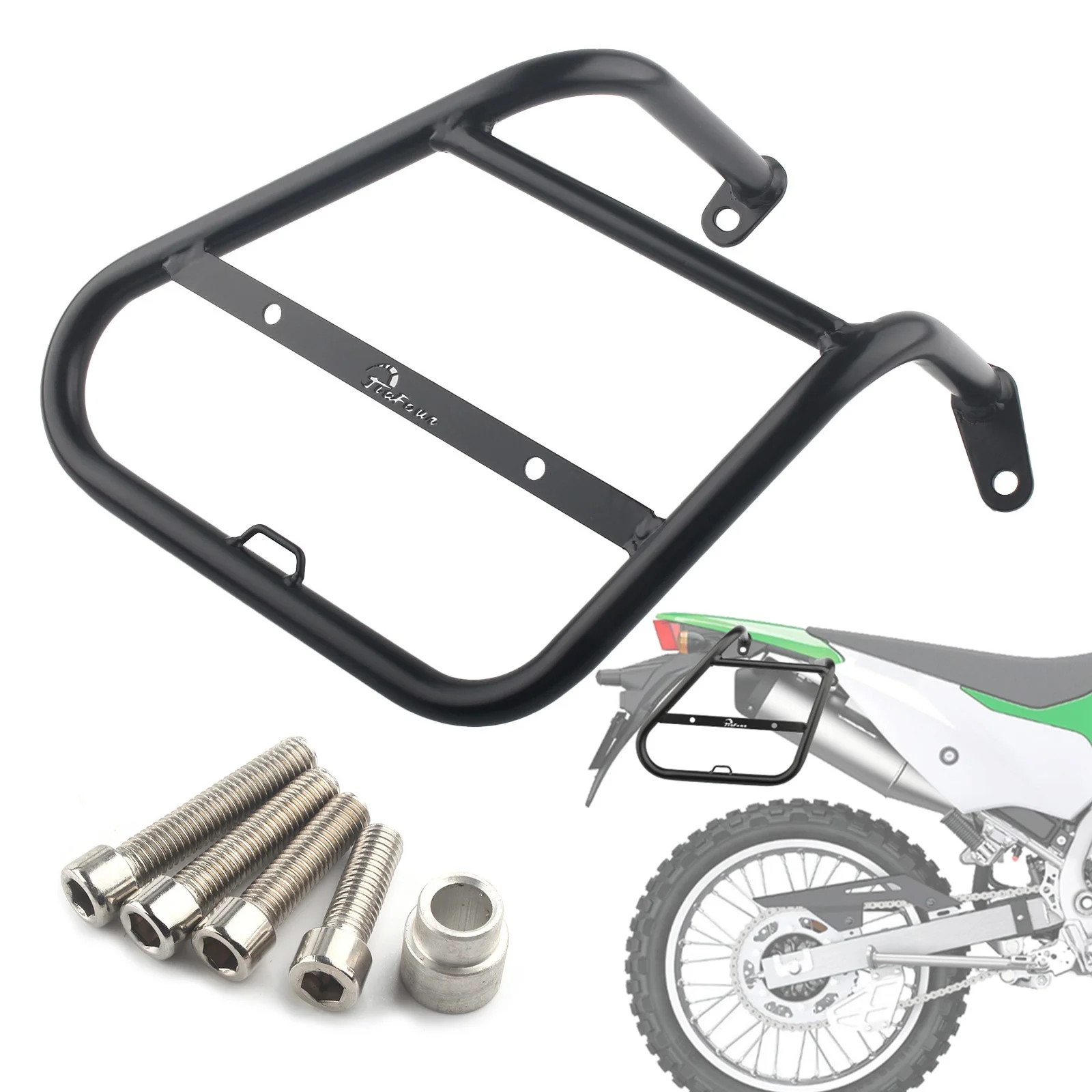 

Motorcycle Rear Rack Bracket Motocross Trunk Side Bag Support For KAWASAKI KLX230 KLX230R S 2020-2023 Moto Dirt Bike Accessories