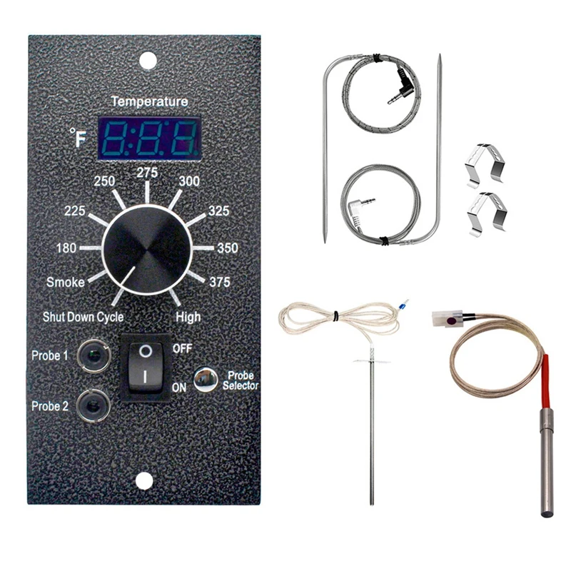 Digital Controller Grills Kit With 2 Meat Probes And Temperature Sensor For Grills Accessories