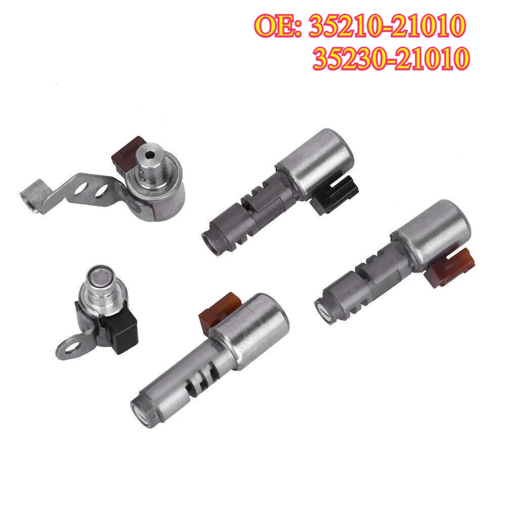 High Quality New for 5PCS 35210-21010 35230-21010 U140E U140F U240E U241E Transmission Solenoid Kit for Toyota Camry Highlander