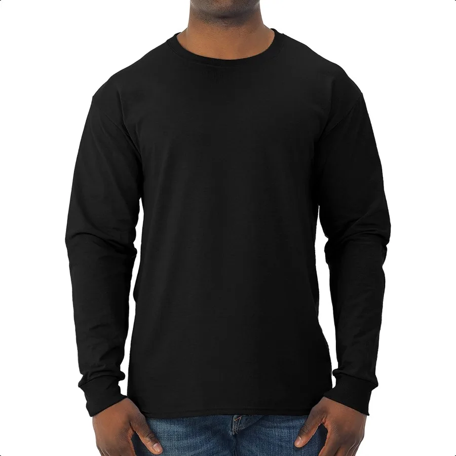 

Jerzees Men's DriPower Cotton Blend Long Sleeve Tees Moisture Wicking Odor Protection UPF 30+ Sizes S3x