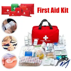 Kit tático de primeiros socorros no carro, acessórios militares, kits de sobrevivência, equipamento de acampamento, sacola médica, autodefesa, vários tipos