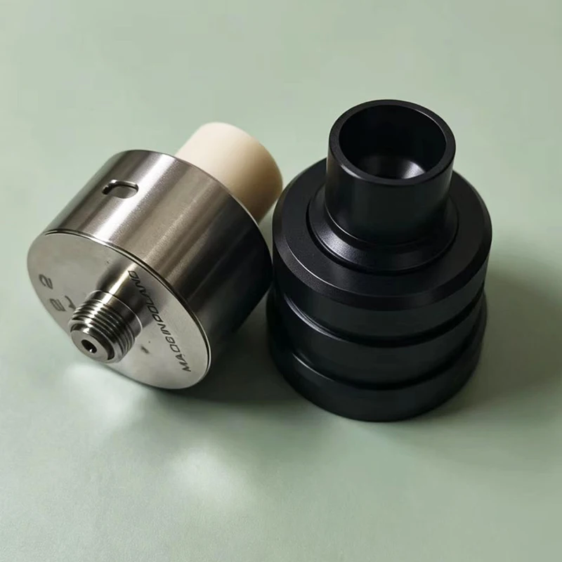 YFTK monarchy P22 RDA RSA Rebuildable Tank 316SS 22mm Single/Dual Coil Build with BF Pin Squonks 24mm Ringaccessorie vs haku - view 5