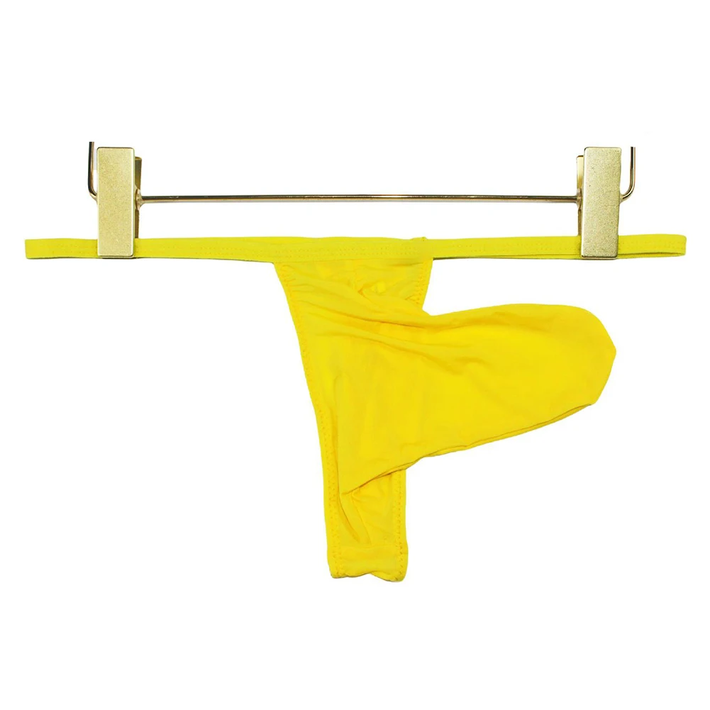 الانتفاخ الحقيبة ملخصات الحرير الجليد ثونغ العلامة التجارية الجديدة تنفس النسيج الرجال الملابس الداخلية مادة البوليستر لارتداء غير رسمي