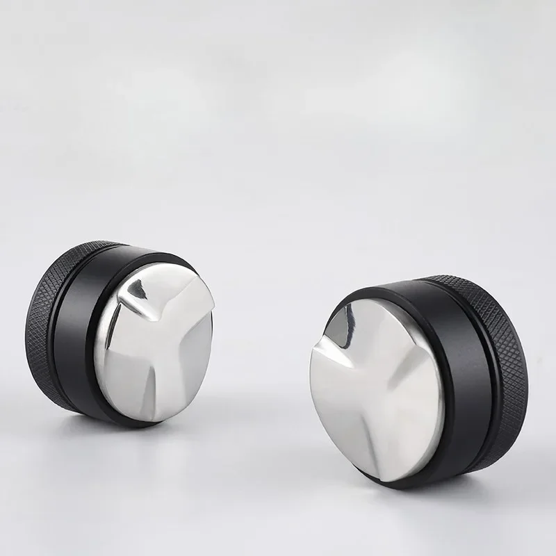 Picture 4: New 58mm Coffee Leveler Tamper, Aluminum Alloy Espresso Distributor Tool with 3 Base, Manual Coffee Press for Portafilter