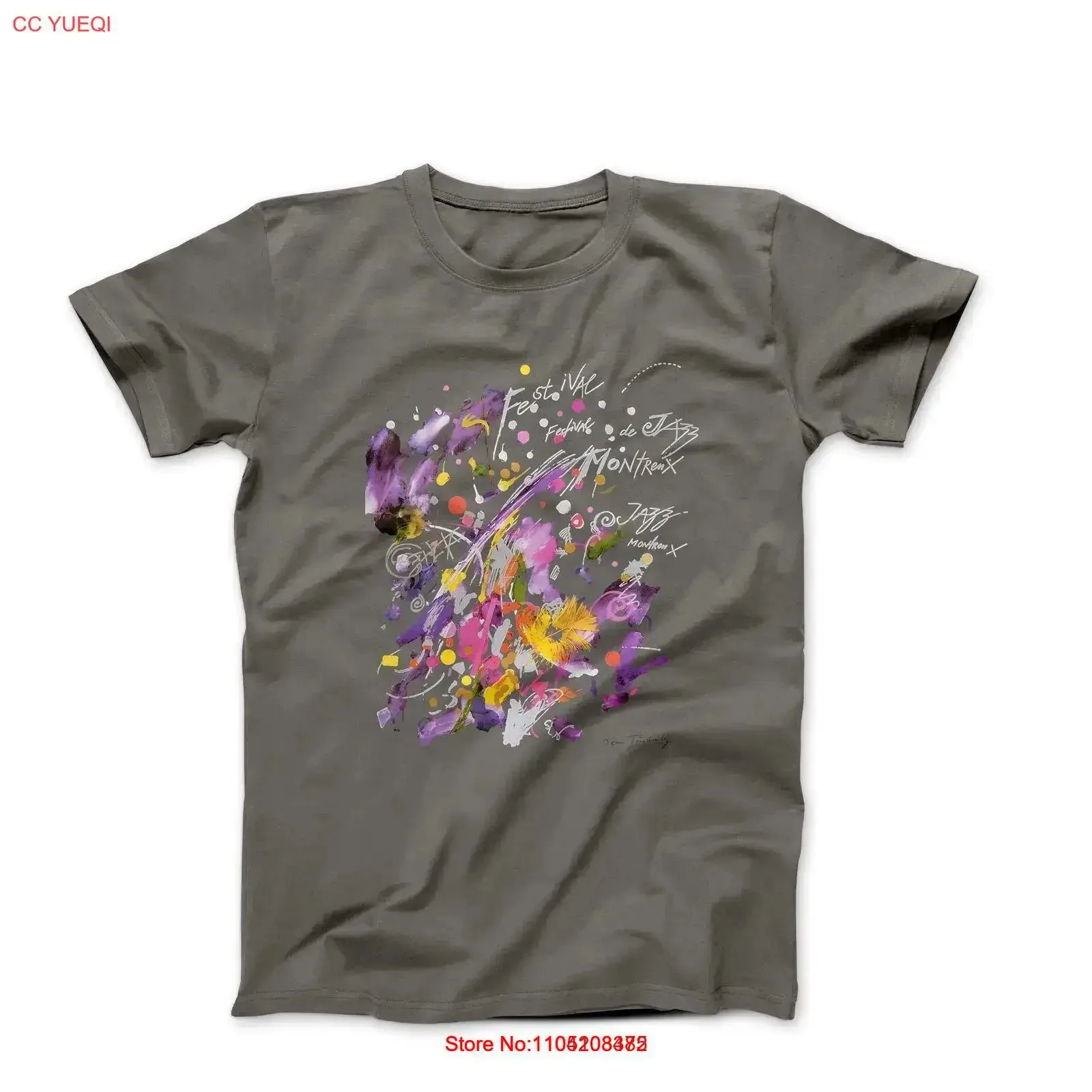 Jean Tinguely Harmony of Colors 1982 camiseta artística vintage lavada ropa de calle informal cómoda ligeramente Unisex elegante estirada