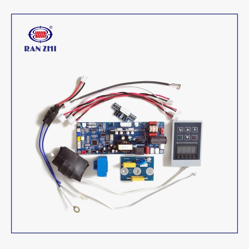 High quality 3 phrase 15 to 25kw IGBT induction heat treatment for plastic machine with custom heating coil