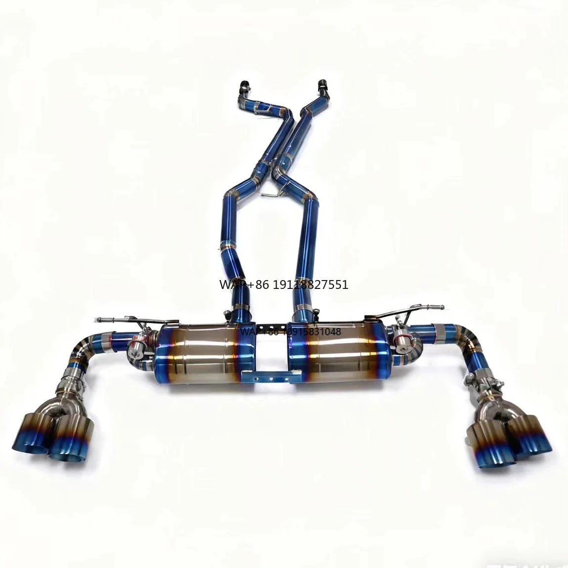 2015-2018 (3.0T) Modified with Titanium Mid-Rear Section Valved Exhaust