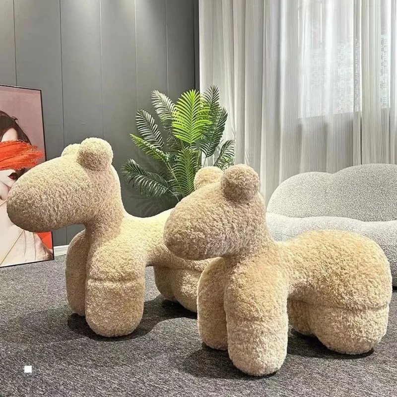 

Nordic pony chair children's sofa Internet celebrity anti-wool roll leisure chair animal lazy sofa chair cartoon stool living ro