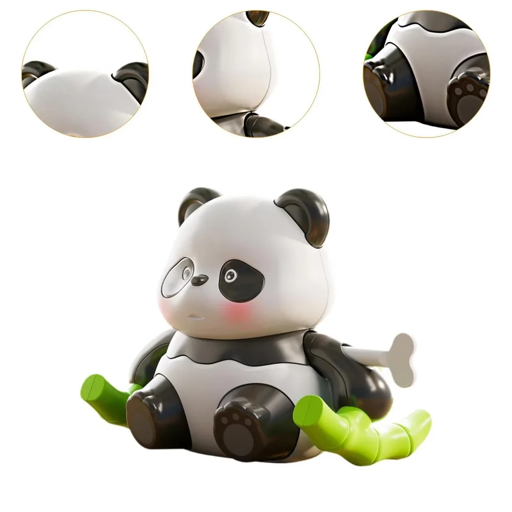 Twist Walking Animal Wind up Panda Toy Interattivo Arrampicata Walking Panda Toy Cartoon Divertente Panda Orologio Giocattoli Bambino