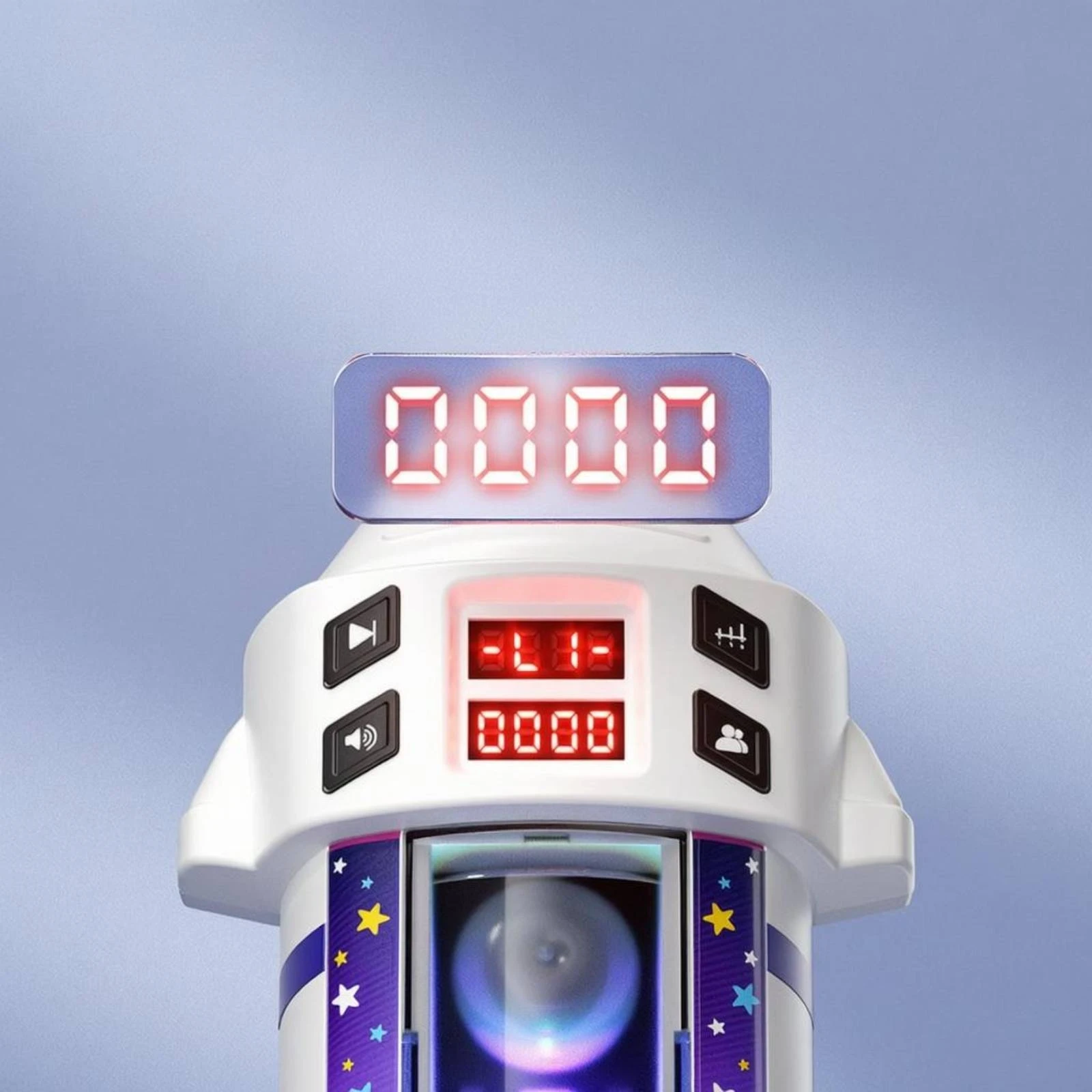 Wall-Mounted Boxing Game Machine Light Rhythm Interactive Punching Coach Sports Toy Easy to Clean for Home