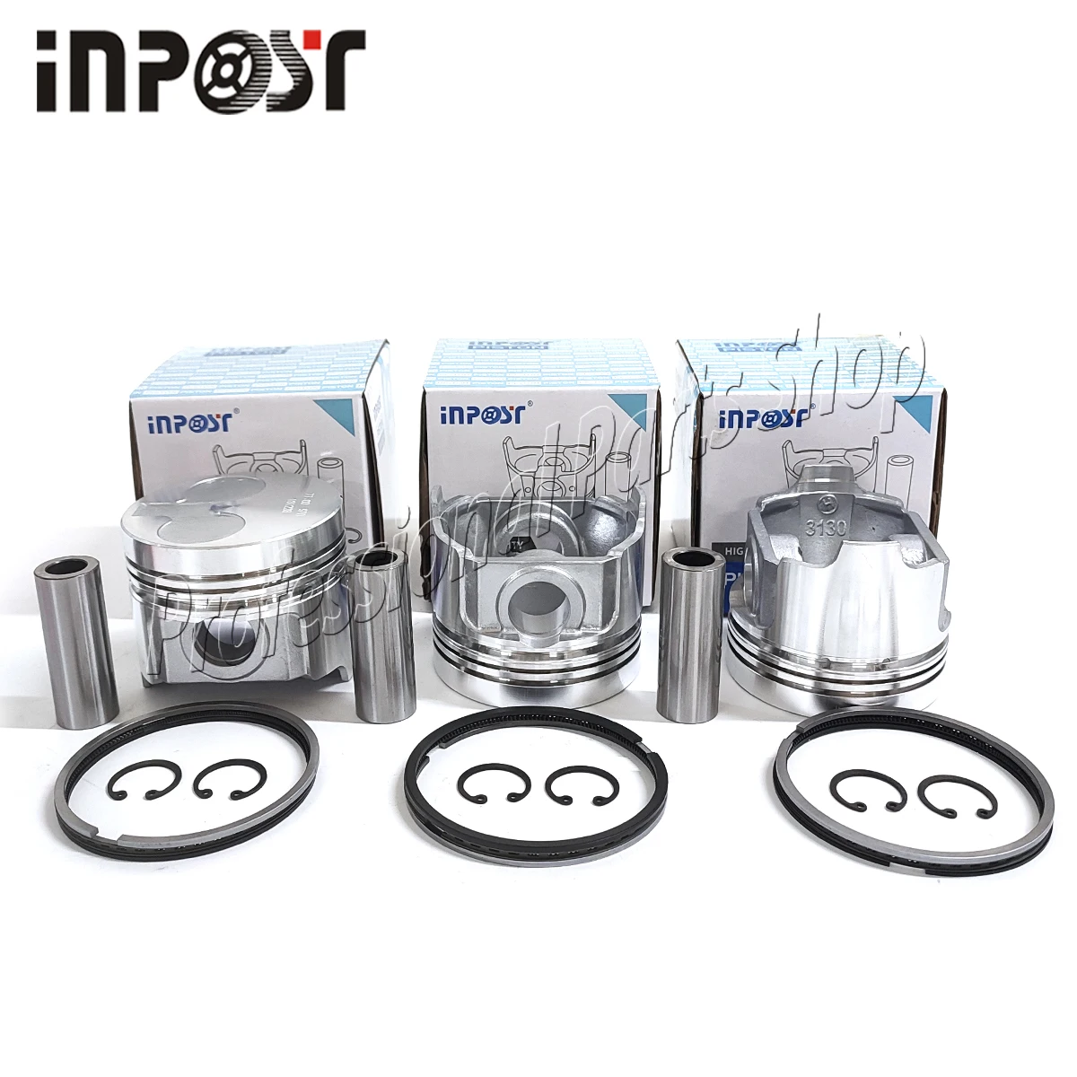 

403D-11 Новый 3-комплект новых поршней STD с комплектом колец для двигателя Perkins 403D-11