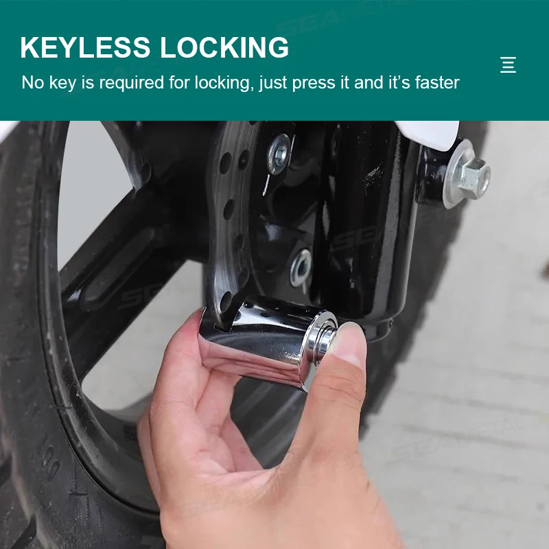 BLALION Bicycle Lock Moto Electric Scooter Padlock Anti-theft Electric Scooter Lock For Skateboard Wheels Lock Disc Brake Locks