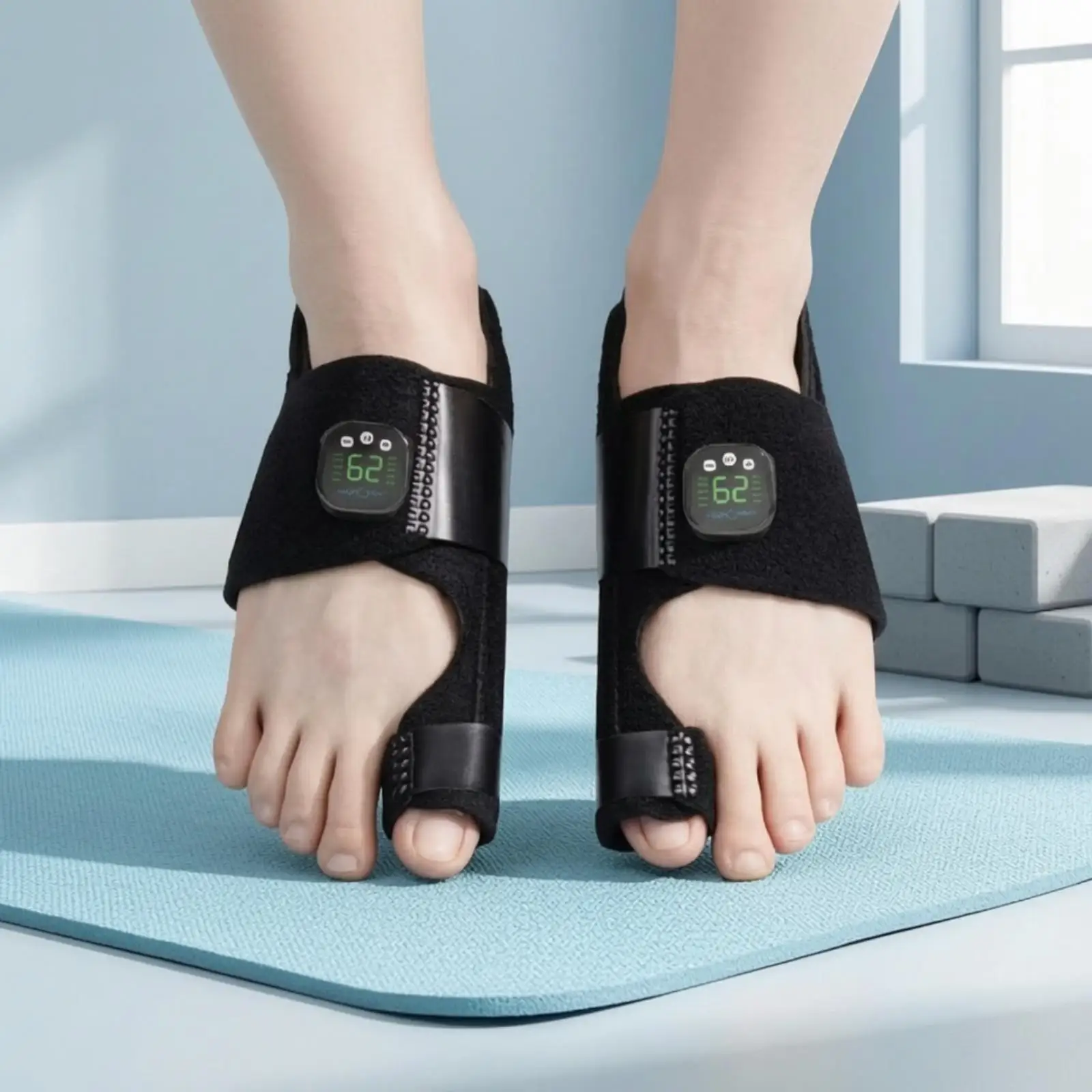 Microcurrent Foot Massage Support HandsComplimentary for Home Wellness, Work