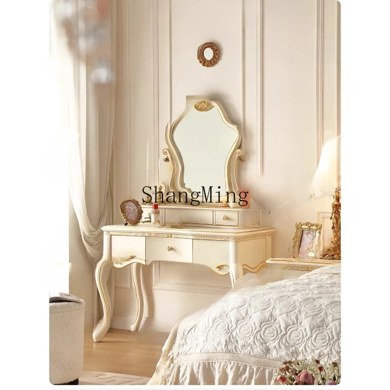 

SM Home Minimalist Style Pastoral Vintage Style Dresser Bedroom Dresser Dresser