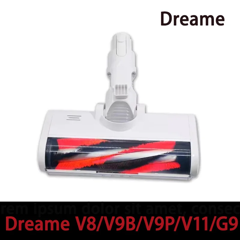 For Dreame V8/V9B/V9P/V11/G9 Xiaomi K10/G10 Xiaomi 1C Electric Brush Head Carpet brush Vacuum Cleaner Parts