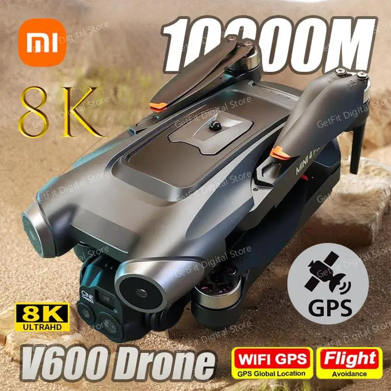 To V600 Drone 5G GPS Professional 8K HD Aerial Photography Dual Camera Obstacle Avoidance Brushless Quadrotor 10000M