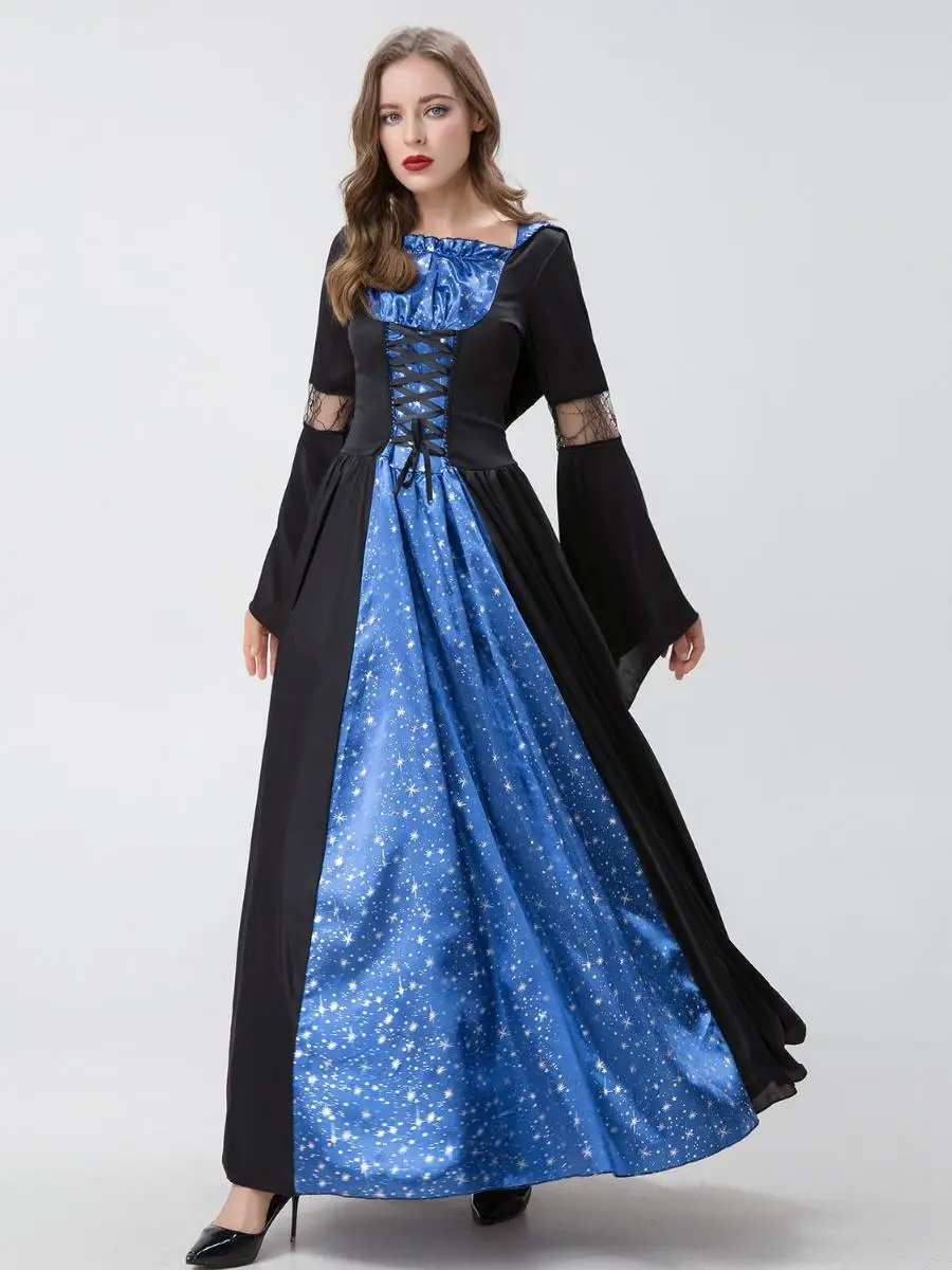 

Хэллоуин Косплей Ведьма Бог Смерти Ролевой Костюм Пар Дор Женский Традиционный Китайский Костюм Сценический Наряд