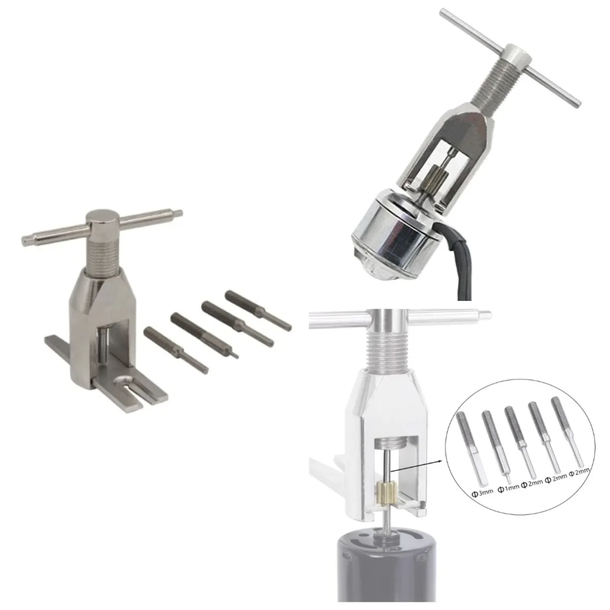 

RC Motor Pinion Gear Puller Professional Tool Universal Motor Pinion Gear Puller Remover for Rc Motors Upgrade Part Accessory