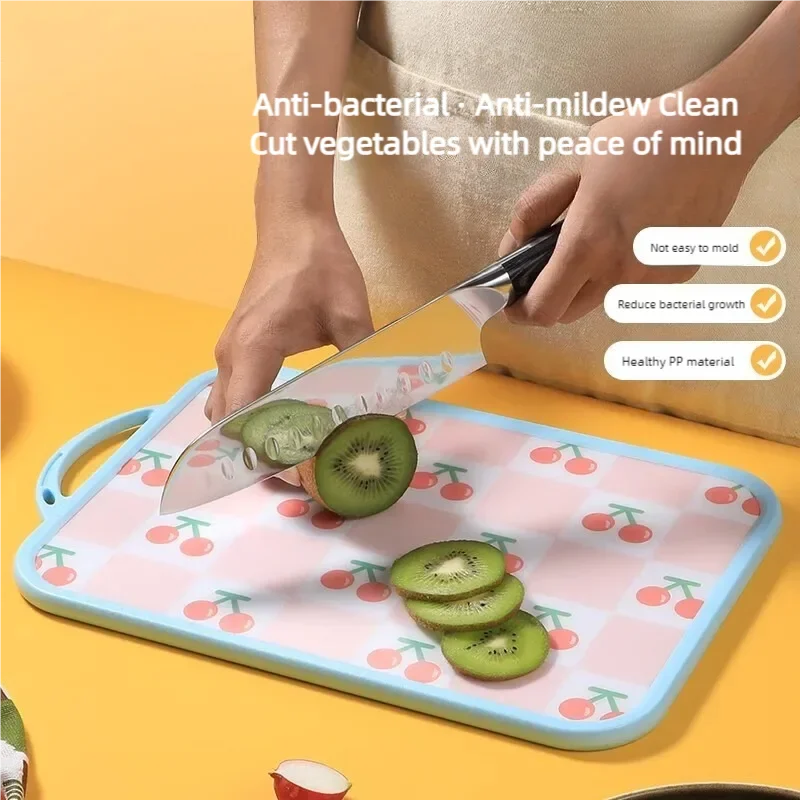 

Anti-mold and Antibacterial Cutting Board Household Kitchen Special Plastic Cutting Board Creative Baby Food Small Cutting Board