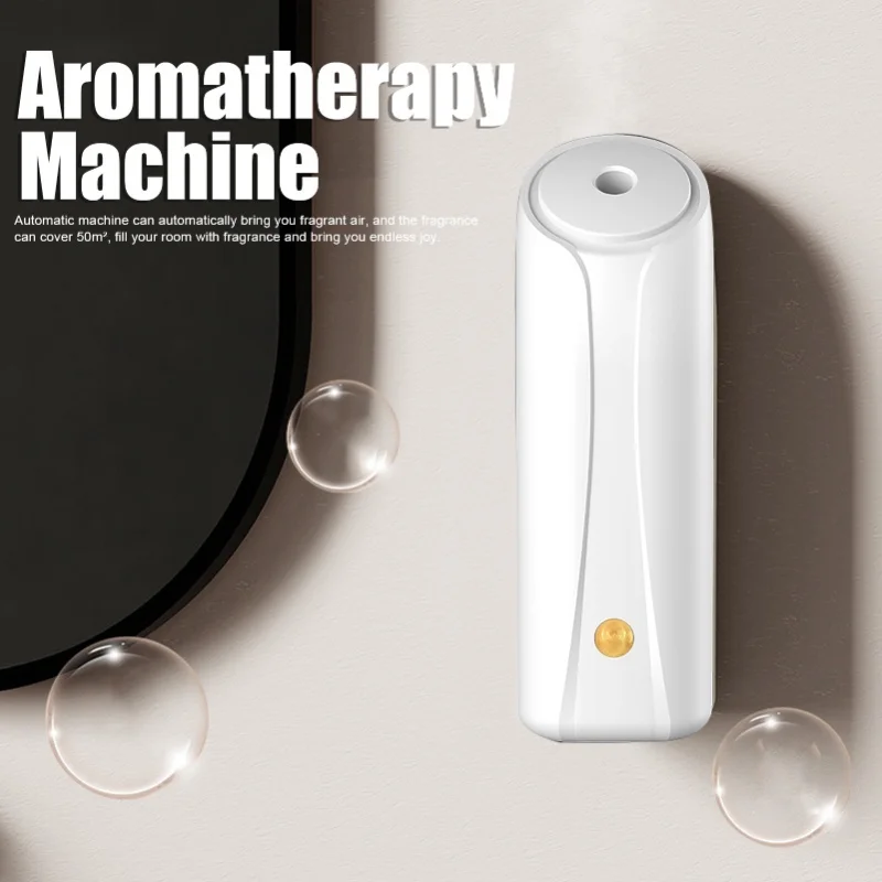 آلة الروائح العلاجية للزيوت العطرية، آلة رائحة الهواء المثبتة على الحائط للحمام والمكتب باللون الوردي #4